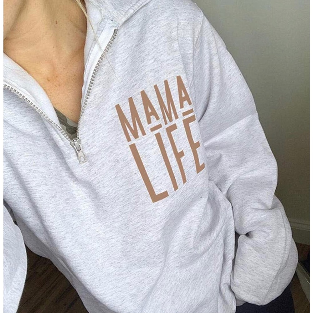 MAMA LIFE Light Grey Sweater